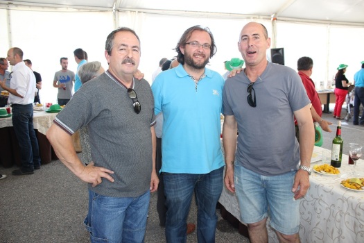 Con José y Antonio Valverde